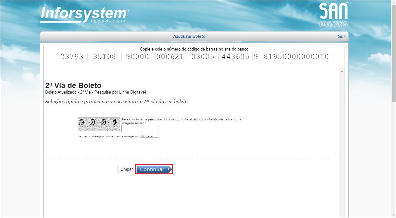 Visualizar Boleto Bradesco