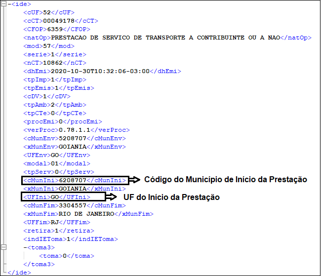 XML Rejeição 456