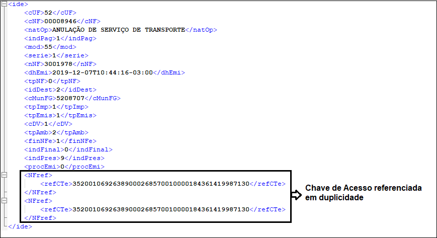 XML Rejeição 680 2