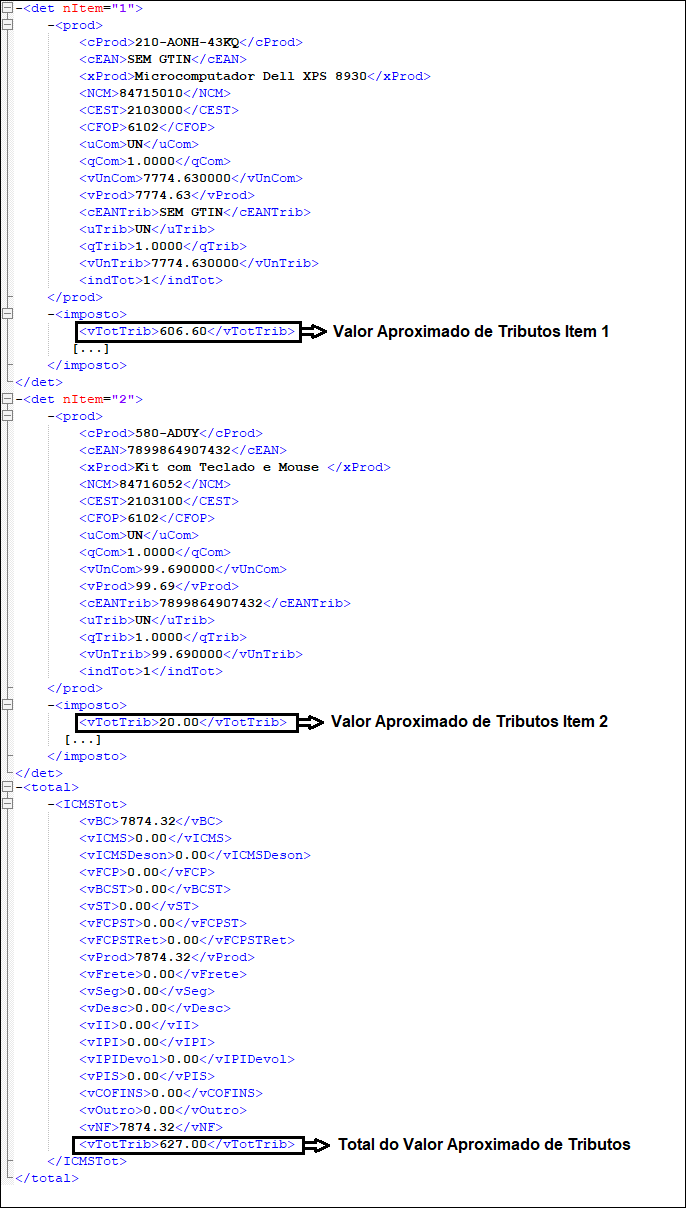 XML Rejeição 685