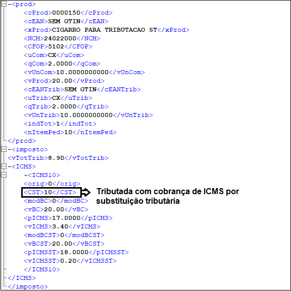 XML Rejeição 806