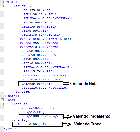 XML Rejeição 869