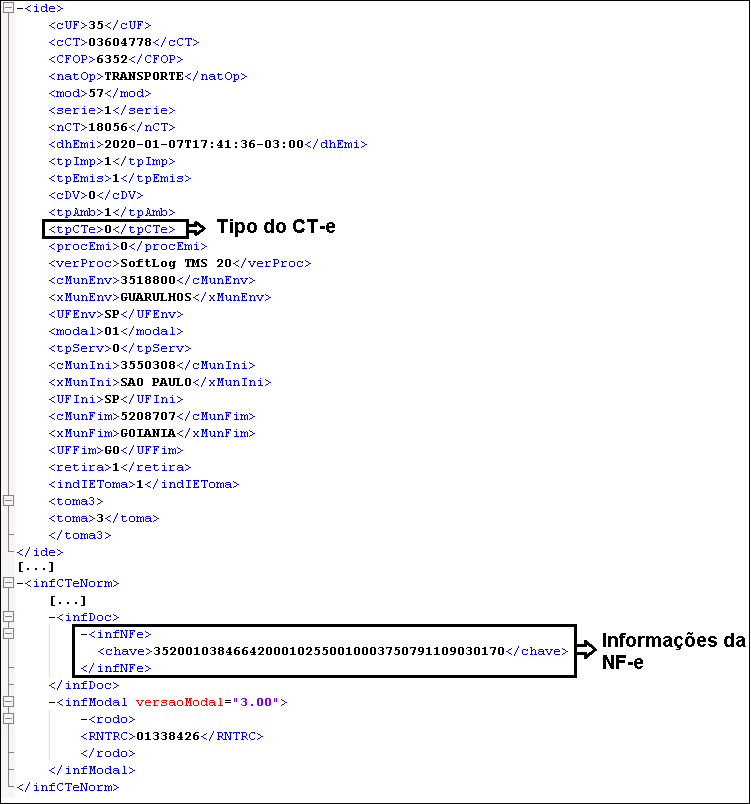 XML rejeição 661