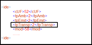 xml erro rej 745